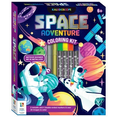 Hinkler Kaleidoscope Coloring Space Adventure Kit