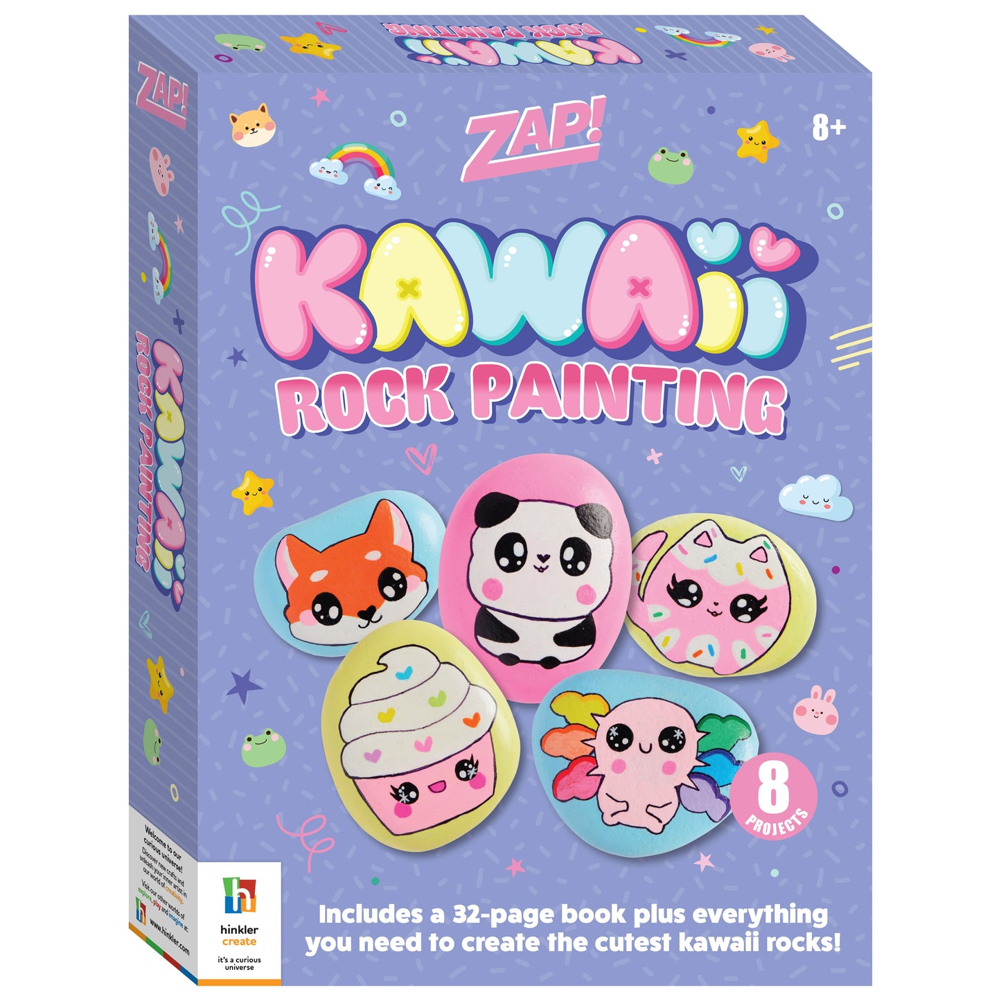 Hinkler ZAP Kawaii Rock Painting Kit