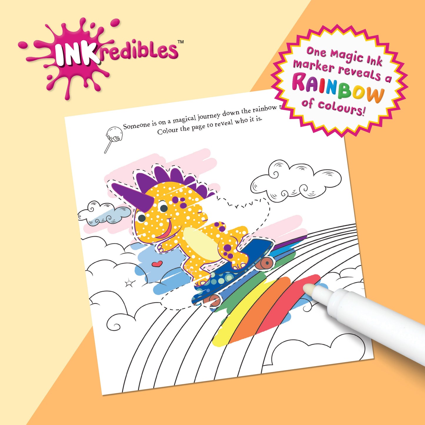 Hinkler Inkredibles: Invisible Ink Rainbow Rush