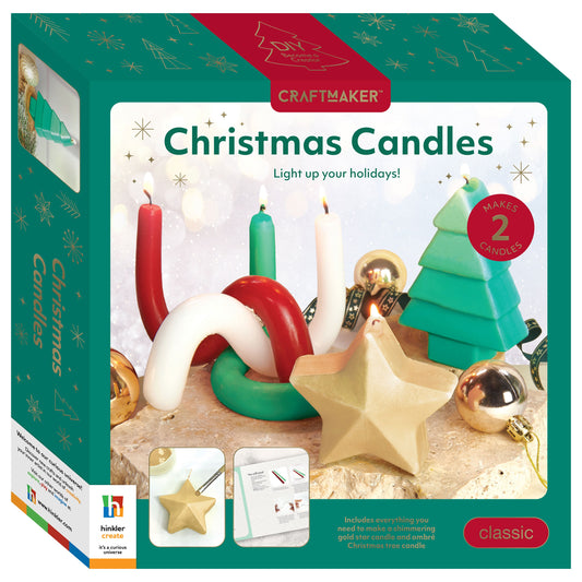 Hinkler Craft Maker Christmas Candles Kit