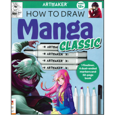 Hinkler Art Maker How To Draw Manga Classic Kit