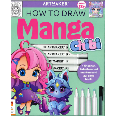 Hinkler Art Maker How To Draw Manga Chibi Kit