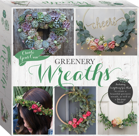Hinkler Create Your Own Greenery Wreath Kit (tuck box)