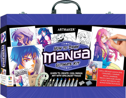 Hinkler Art Maker How to Draw Manga Ultimate Kit