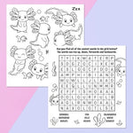 Hinkler Adorable Axolotls Colouring and Activity Set