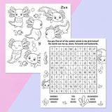 Hinkler Adorable Axolotls Colouring and Activity Set