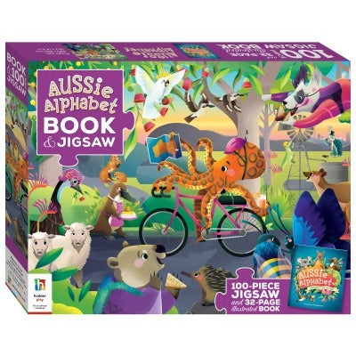 Hinkler Aussie Alphabet Book and Jigsaw