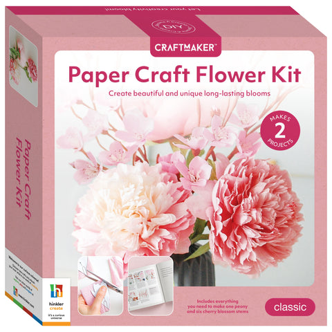 Hinkler Craft Maker Paper Flowers Kit