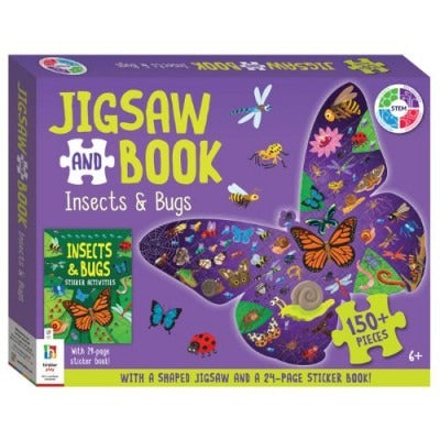 Hinkler Jigsaw and Book Insects and Bugs (US Edition)