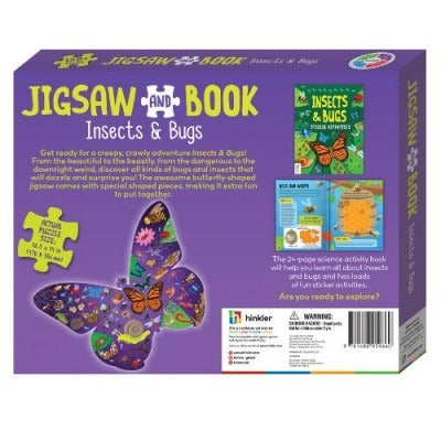 Hinkler Jigsaw and Book Insects and Bugs (US Edition)