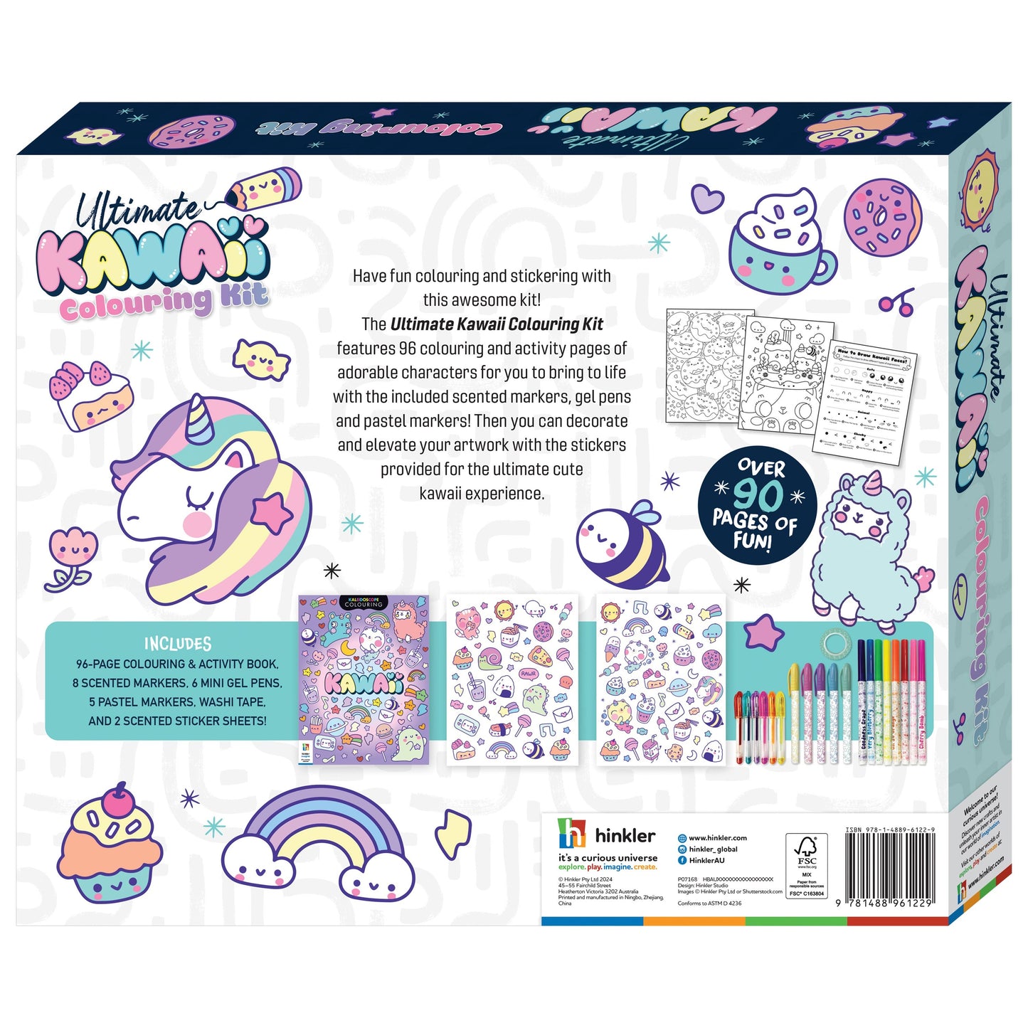 Hinkler Ultimate Kawaii Colouring Kit