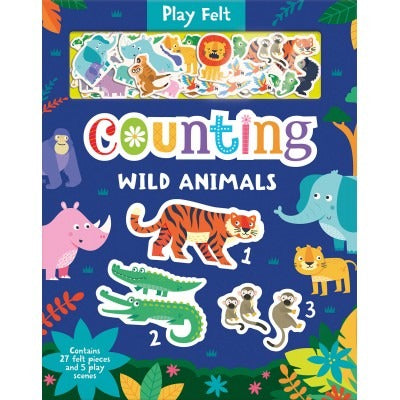 Imagine That - Play Felt Counting Wild Animals