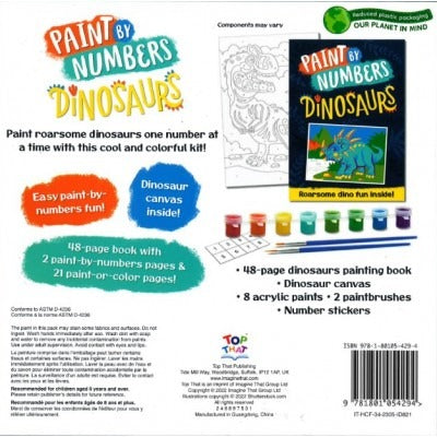 Activity station Paint by numbers Dinosaur Book + Kit