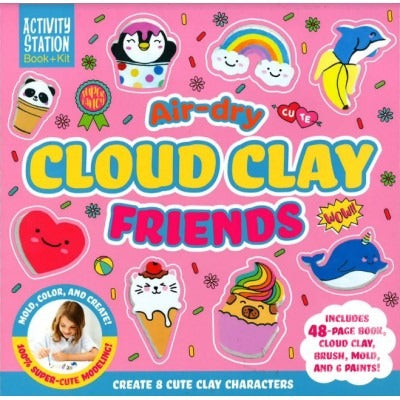 Activity station Air-Dry Cloud Clay Friends Book + Kit