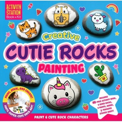 Activity station Creative Cutie Rocks Painting Fun Book + Kit