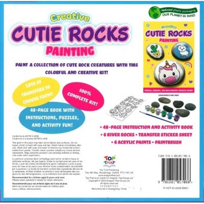 Activity station Creative Cutie Rocks Painting Fun Book + Kit