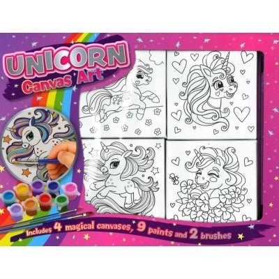 Little Artist Canvas Set Unicorn