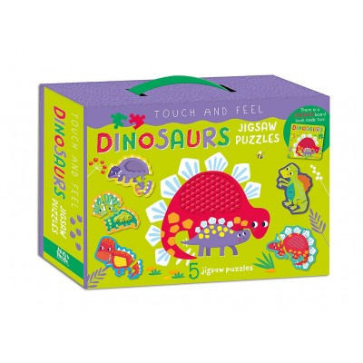 North Parade - Touch And Feel Puzzle And Book Set - Dinosaurs