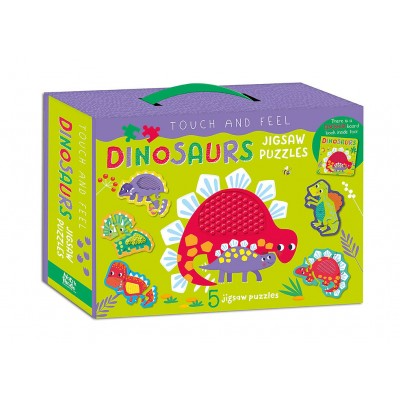 Touch And Feel Puzzle And Book Set - Dinosaurs