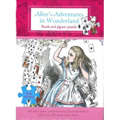 North Parade -  Paperback Book & Puzzle Set - Alice In Wonderland