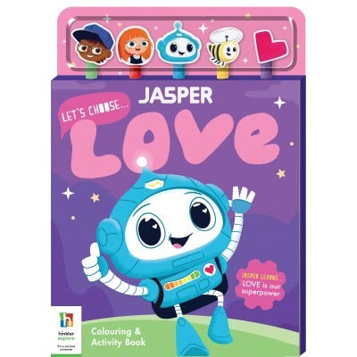 Hinkler Jasper: Let's Choose ... Love Colouring and Activity Book