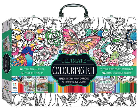 Hinkler Kaleidoscope Ultimate Colouring Carry Case: Nature