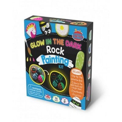 Paint Your Own Range : Glow In The Dark Rock Painting Kit BB079