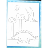 Fingerprint Buddies Book - Dinosaur