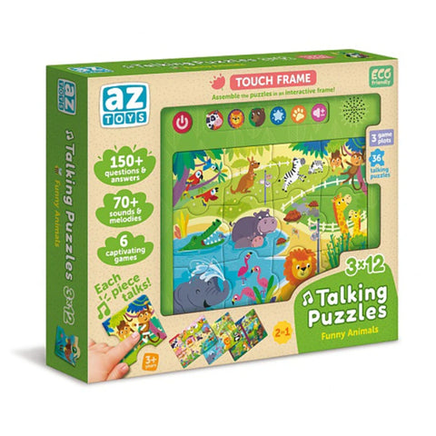 Talking Puzzle : Funny Animals