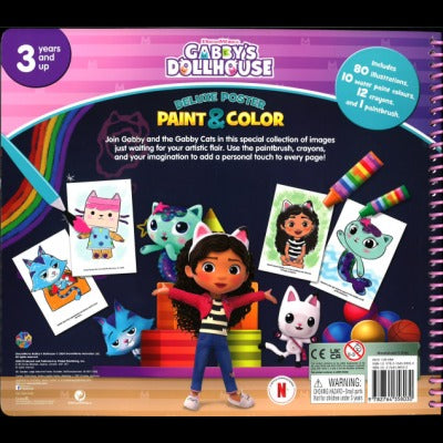 Deluxe Poster Paint & Colour : Gabby's Dollhouse