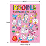 Wonder House - Doodle Coloring for Kids: Pink Edition