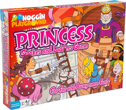 Princess Snakes and Ladders Preschool Game