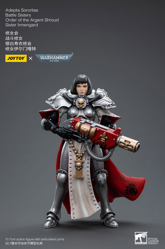 Joytoy Warhammer 40K Adepta Sororitas Battle Sisters Order Of The Argent Shroud Sister Irmengard