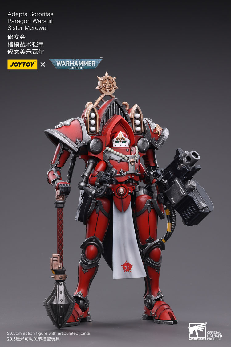 JOYTOY Warhammer 40K Adepta Sororitas Paragon Warsuit Sister Merewal