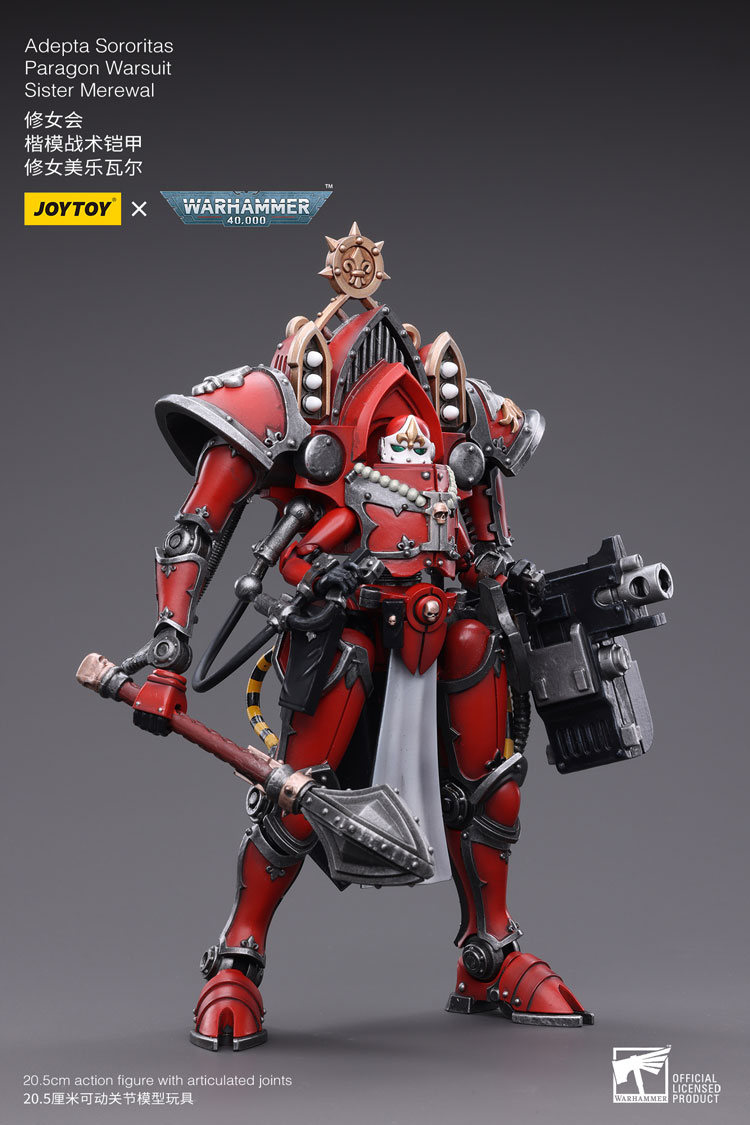 JOYTOY Warhammer 40K Adepta Sororitas Paragon Warsuit Sister Merewal