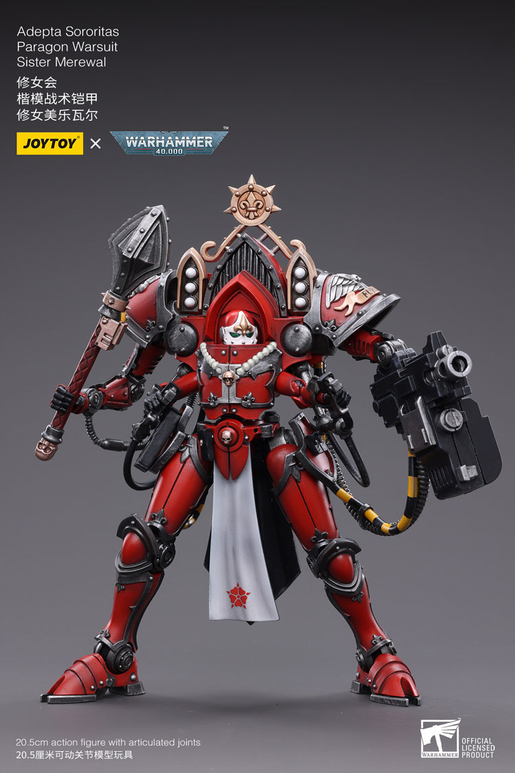 JOYTOY Warhammer 40K Adepta Sororitas Paragon Warsuit Sister Merewal