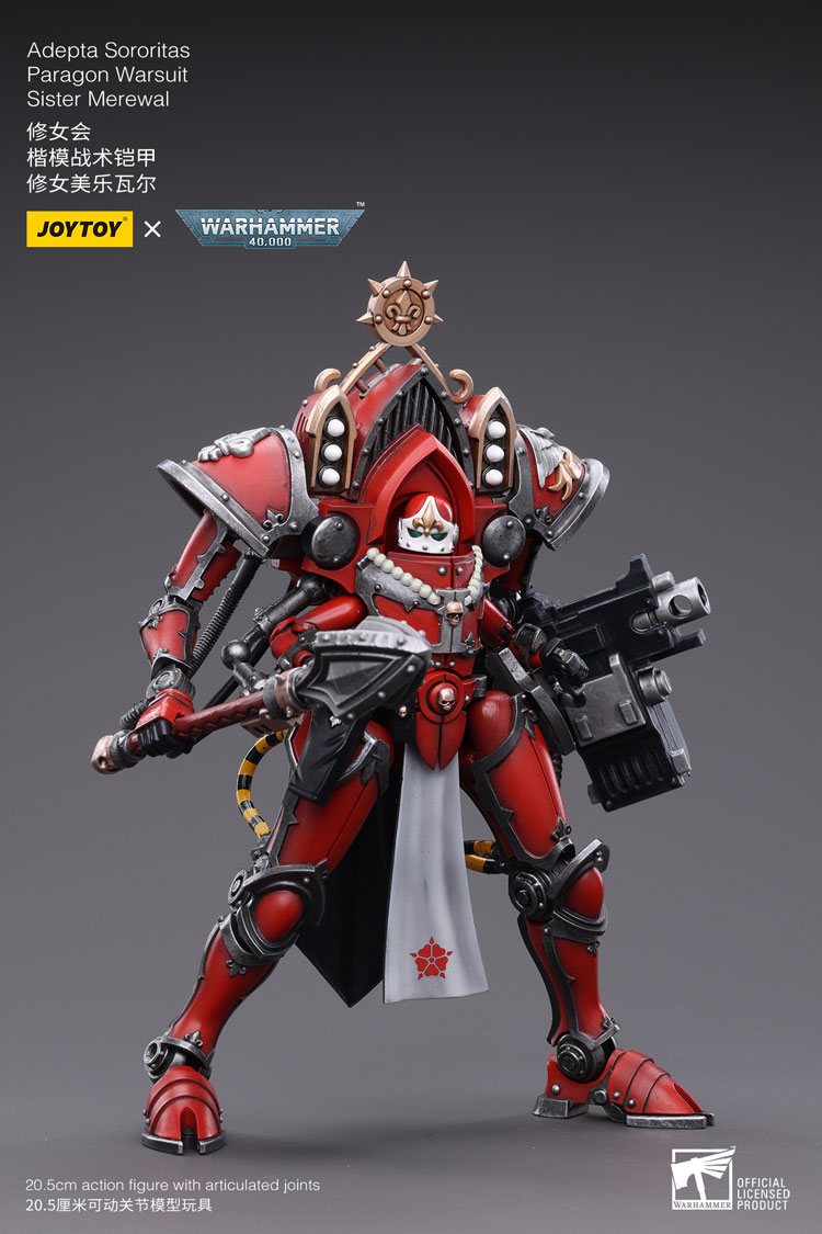 JOYTOY Warhammer 40K Adepta Sororitas Paragon Warsuit Sister Merewal