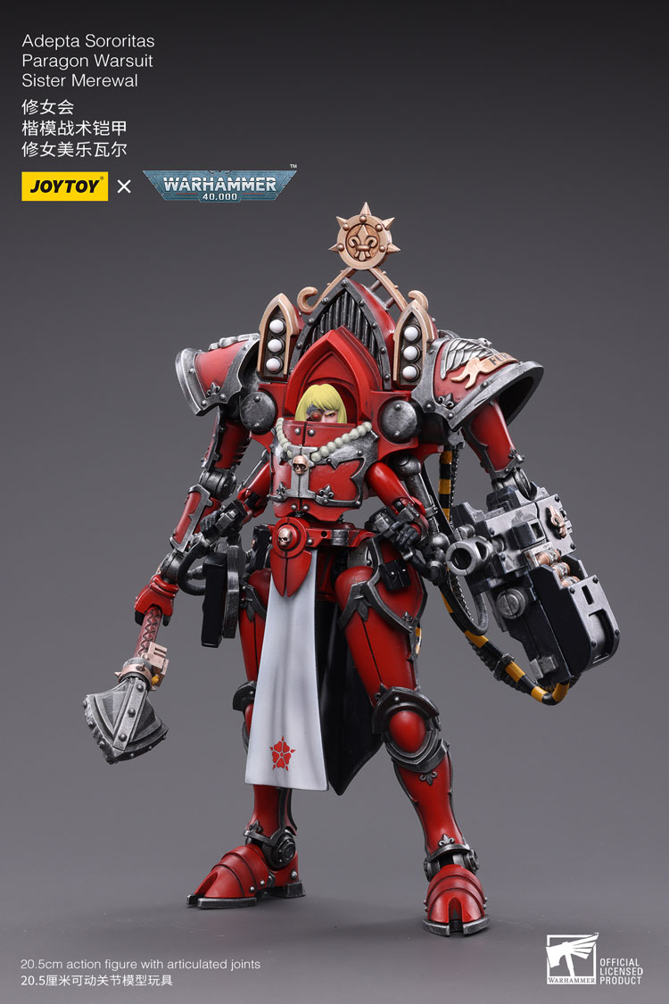 JOYTOY Warhammer 40K Adepta Sororitas Paragon Warsuit Sister Merewal