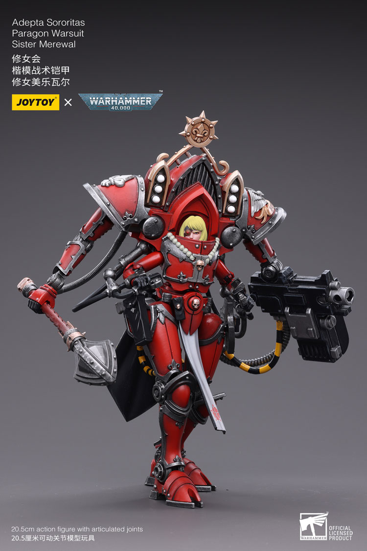 JOYTOY Warhammer 40K Adepta Sororitas Paragon Warsuit Sister Merewal