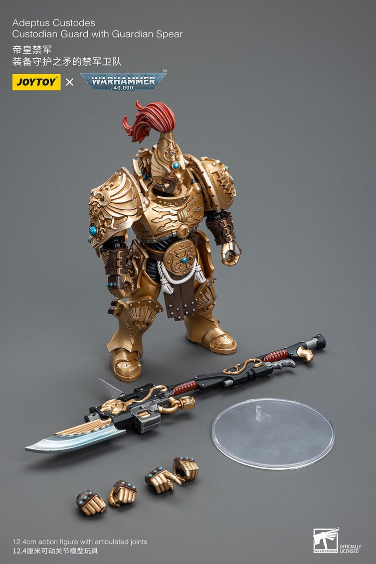 JOYTOY Warhammer 40K Adeptus Custodes Custodian Guard with Guardian Spear