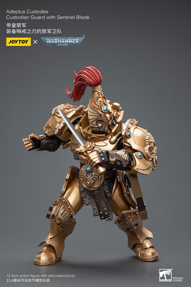 JOYTOY Warhammer 40K Adeptus Custodes Custodian Guard with Sentinel Blade