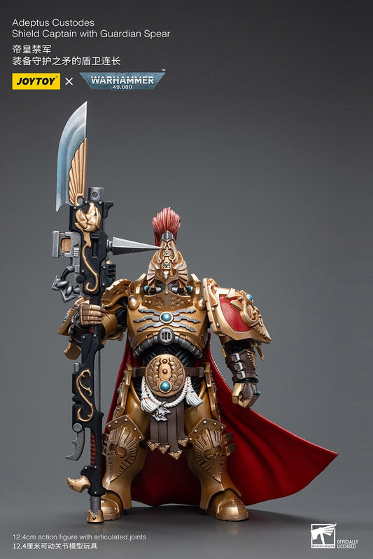 JOYTOY Warhammer 40K Adeptus Custodes Shield Captain with Guardian Spear