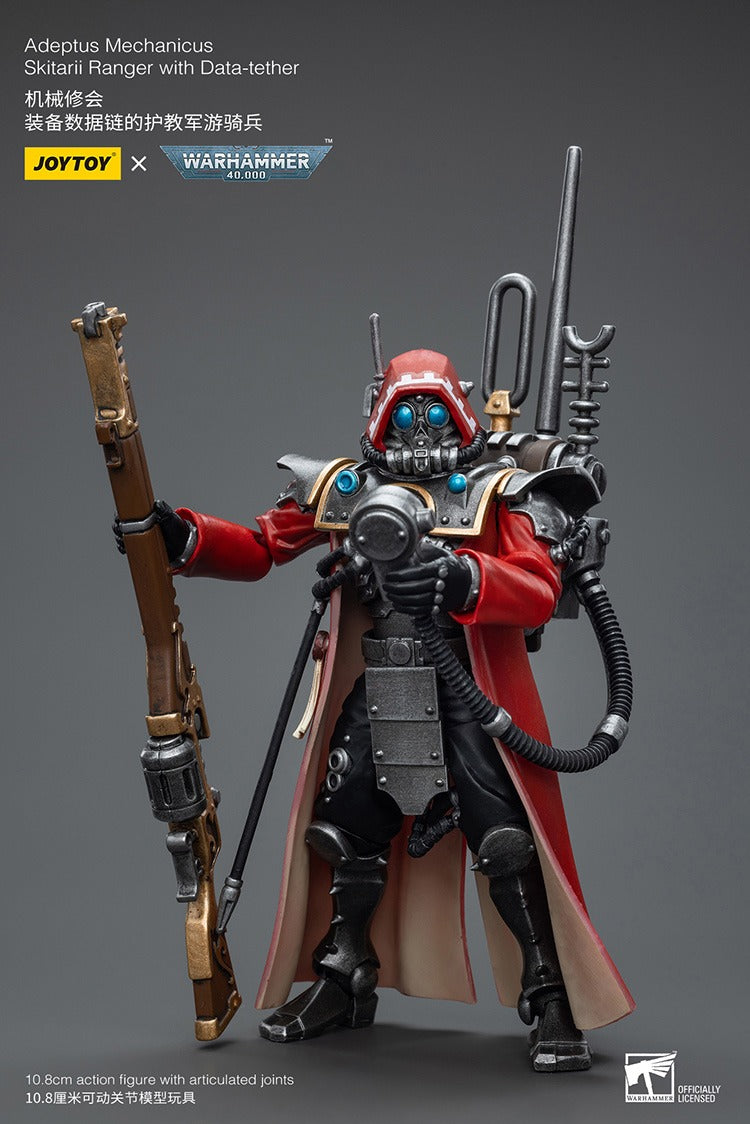 JOYTOY Warhammer 40K Adeptus Mechanicus Skitarii Ranger with Data-tether JT7868