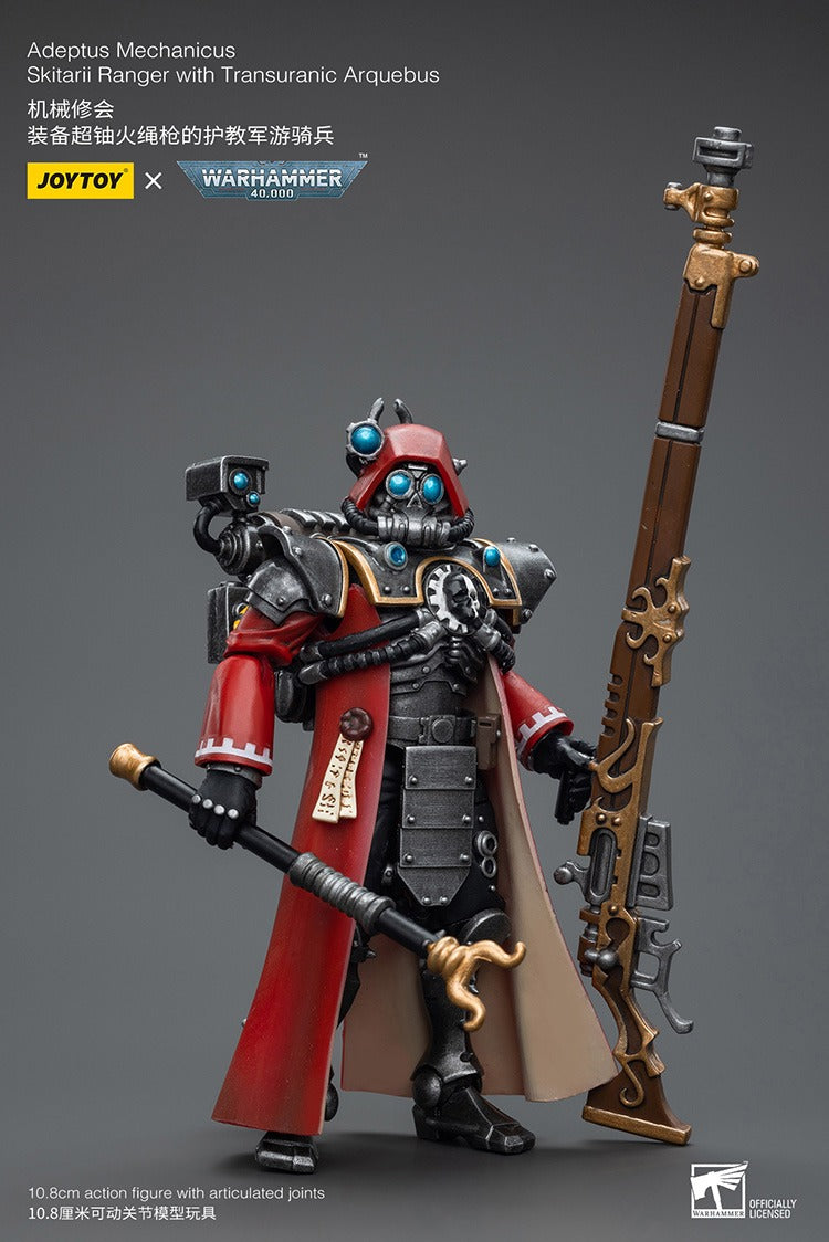 JOYTOY Warhammer 40K Adeptus Mechanicus Skitarii Ranger with Transuranic Arquebus JT7851