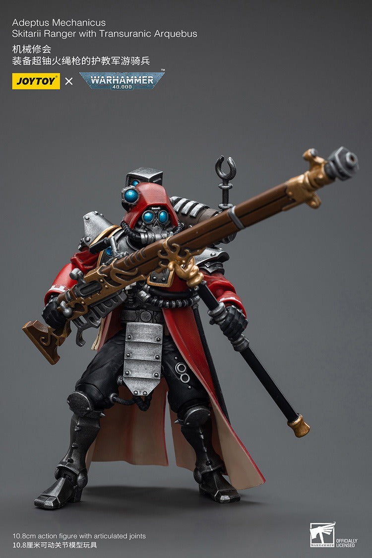 JOYTOY Warhammer 40K Adeptus Mechanicus Skitarii Ranger with Transuranic Arquebus JT7851