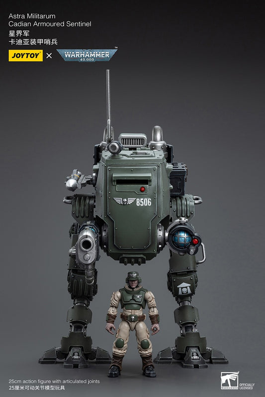 JOYTOY Warhammer 40K Astra Militarum Cadian Armoured Sentinel JT8940