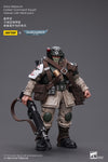 JOYTOY Warhammer 40K Astra Militarum Cadian Command Squad Veteran with Medi-pack JT7943