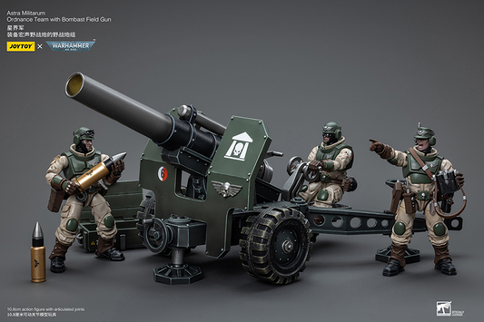 Astra Militarum Ordnance Team with Bombast Field Gun JT8858