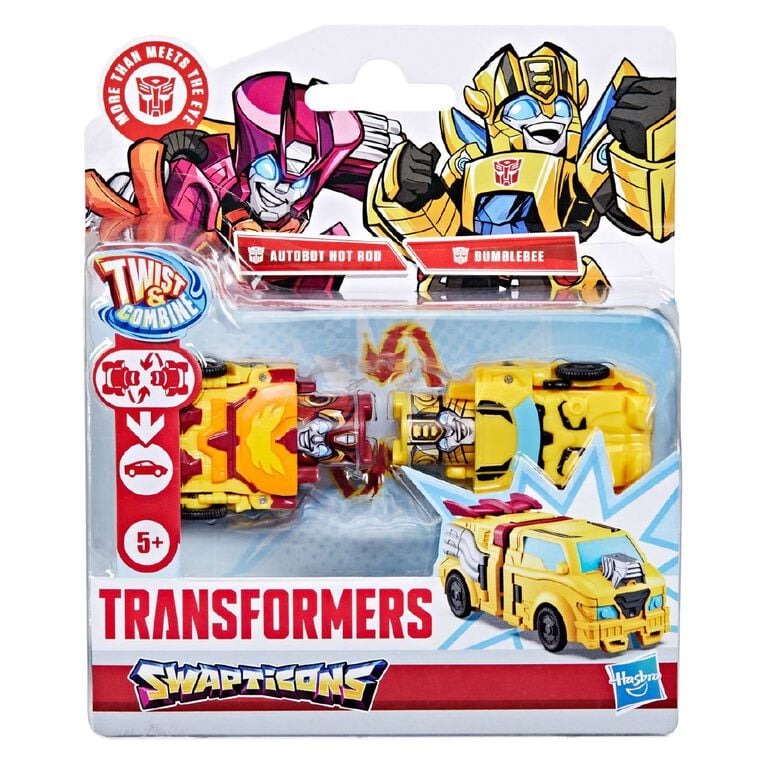 Transformers Swapticons Autobot Hot Rod and Bumblebee