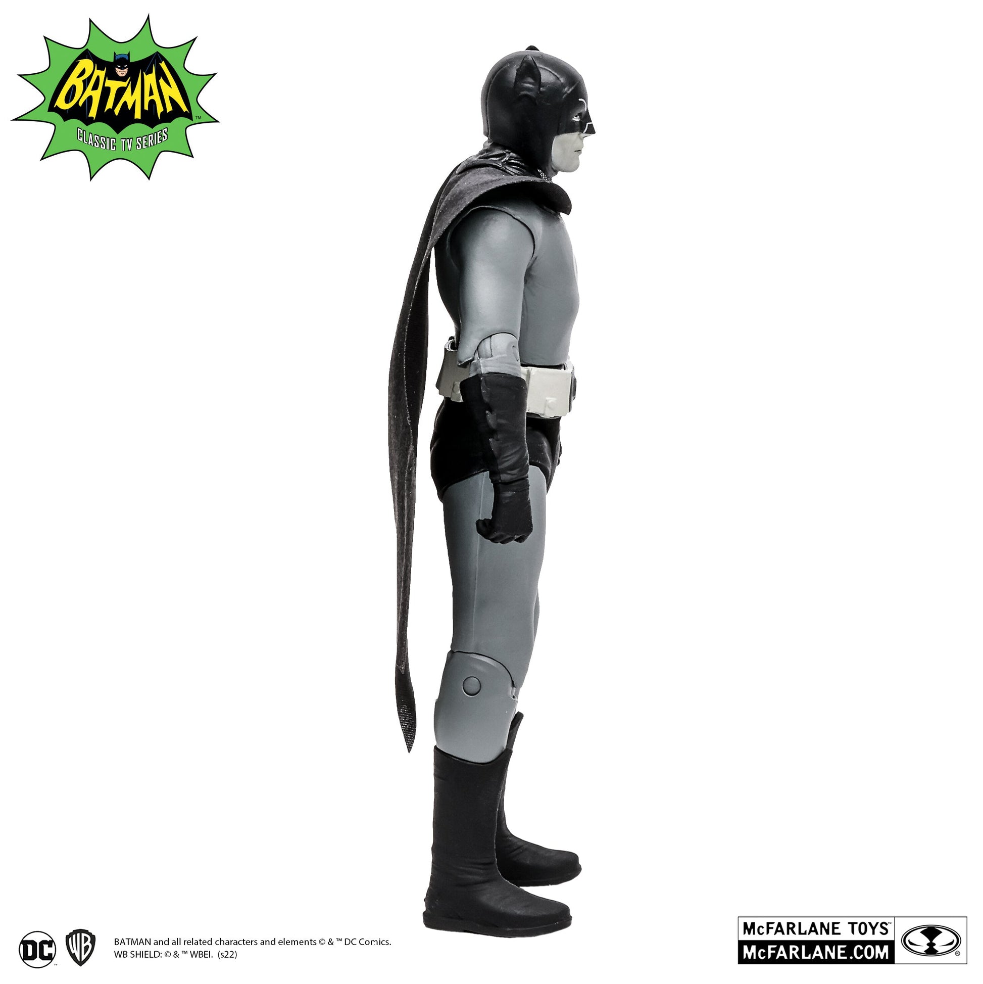 Mcfarlane Dc Retro Batman 66 6Inch Figure - Batman (Black & White Tv Variant) Comics